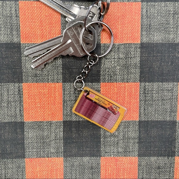 Bacon Keychain | Handmade | Mini Brands | Quirky | Fun | NWOT - Picture 2 of 14